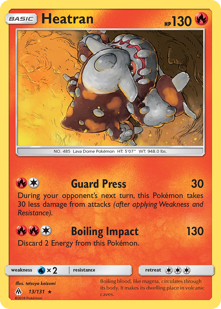 Forbidden Light Heatran #13/131